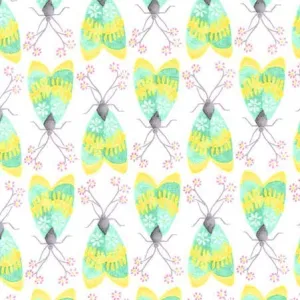 Nature Walk Marguerite in Mineral by Tamara Kate for Michael Miller Fabrics