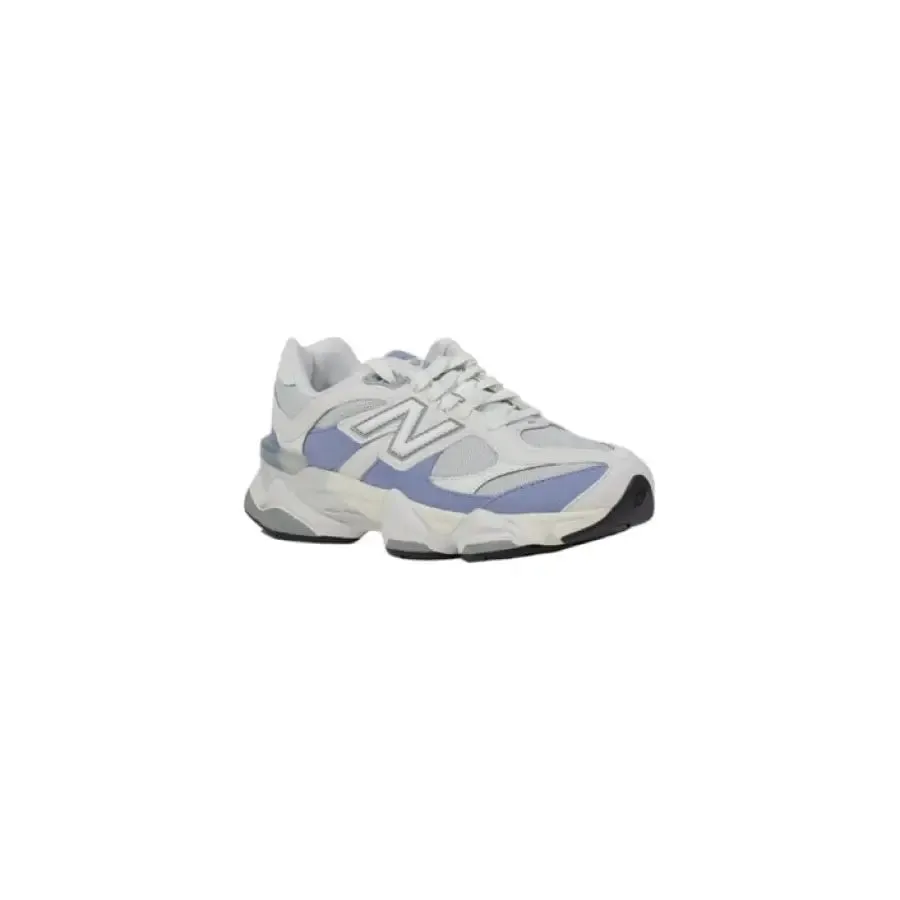 New Balance White and Lavender Sneaker
