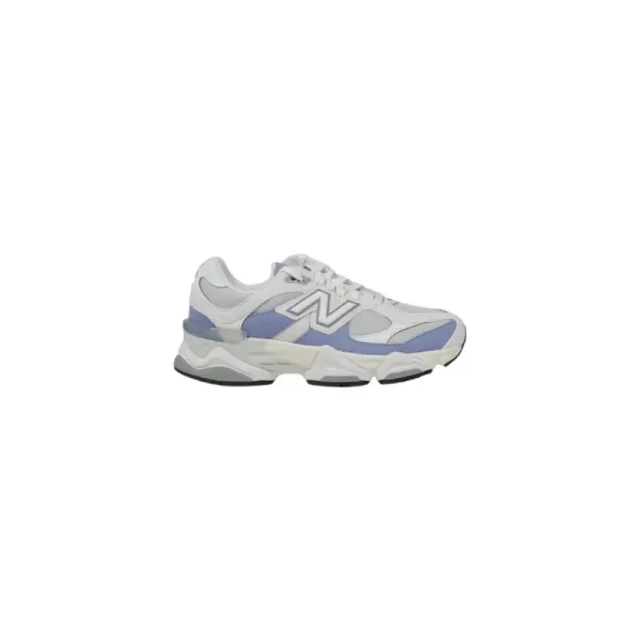 New Balance White and Lavender Sneaker