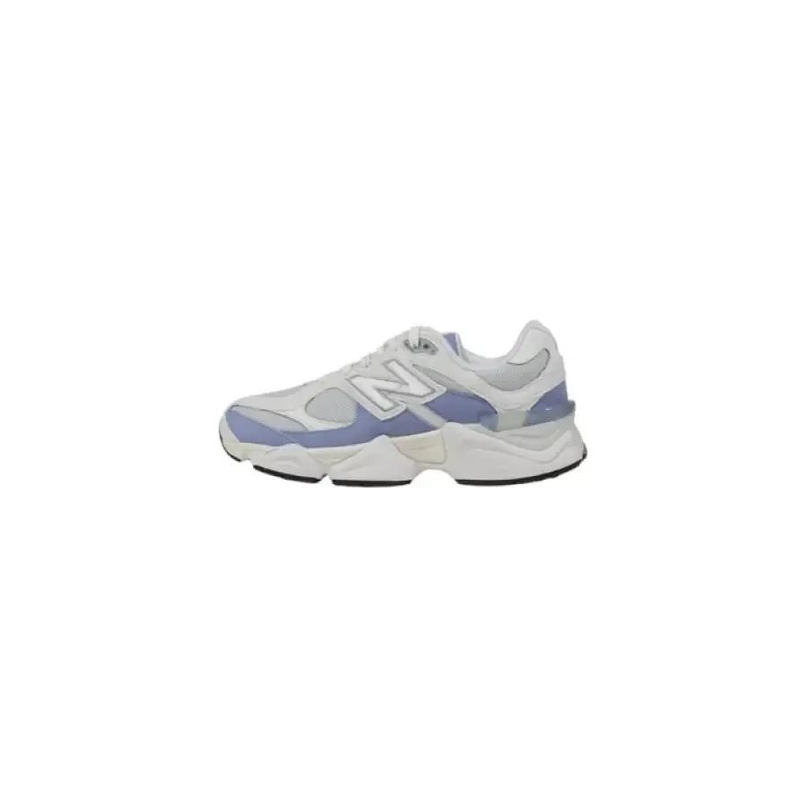 New Balance White and Lavender Sneaker