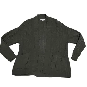 NWOT American Eagle Army Green Short Soft Knitted Sweater Cardigan (size M)