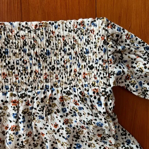 NWT - Madewell Tie-Waist Tiered Mini Skirt in Fieldwalk Floral - Size XS