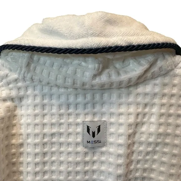 NWT Messi Golden Ball Turkish waffle weave bathrobe
