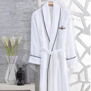 NWT Messi Golden Ball Turkish waffle weave bathrobe