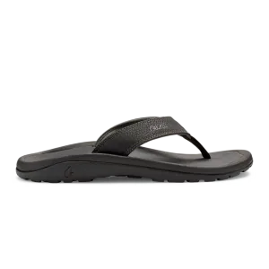 OluKai Men's Ohana Sandals in Black