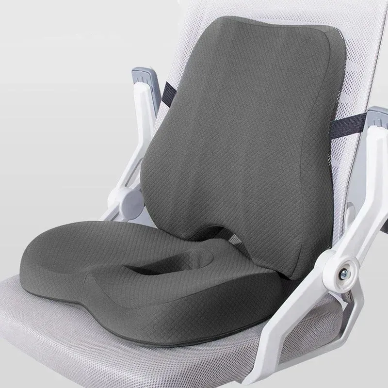 Orthopedic Seat Cushion for Office Chairs – Best Back Support for Lower Back Pain