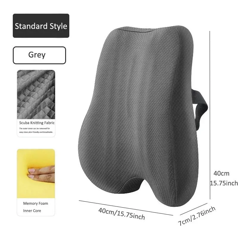 Orthopedic Seat Cushion for Office Chairs – Best Back Support for Lower Back Pain