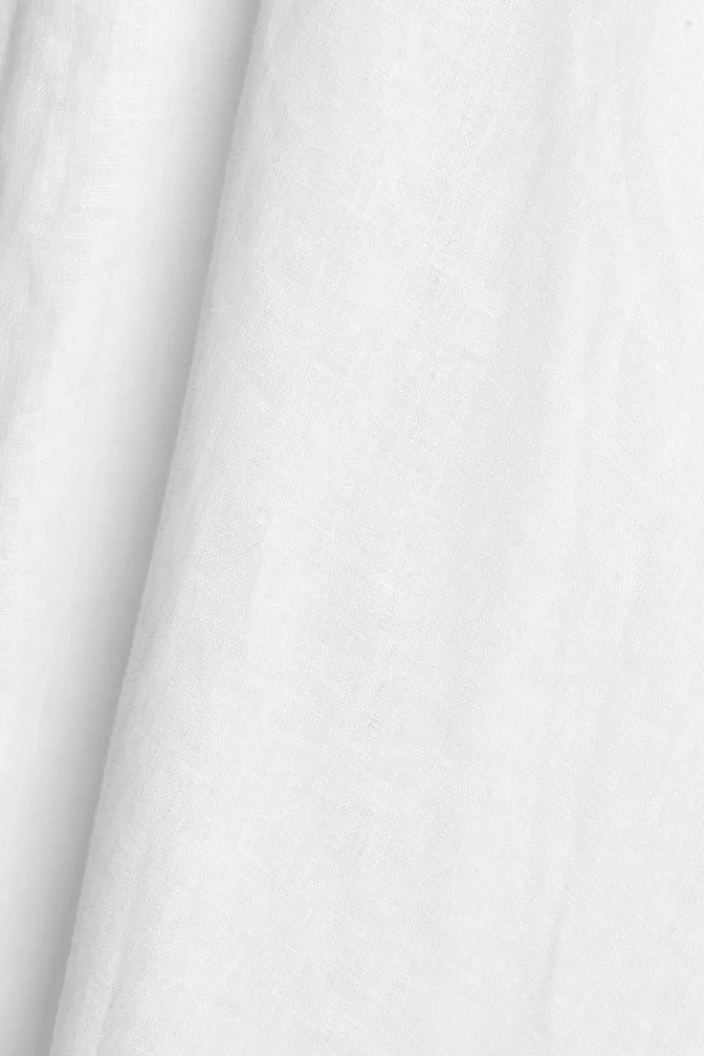 Oversized White Linen Shirt - Beach Cover Up
