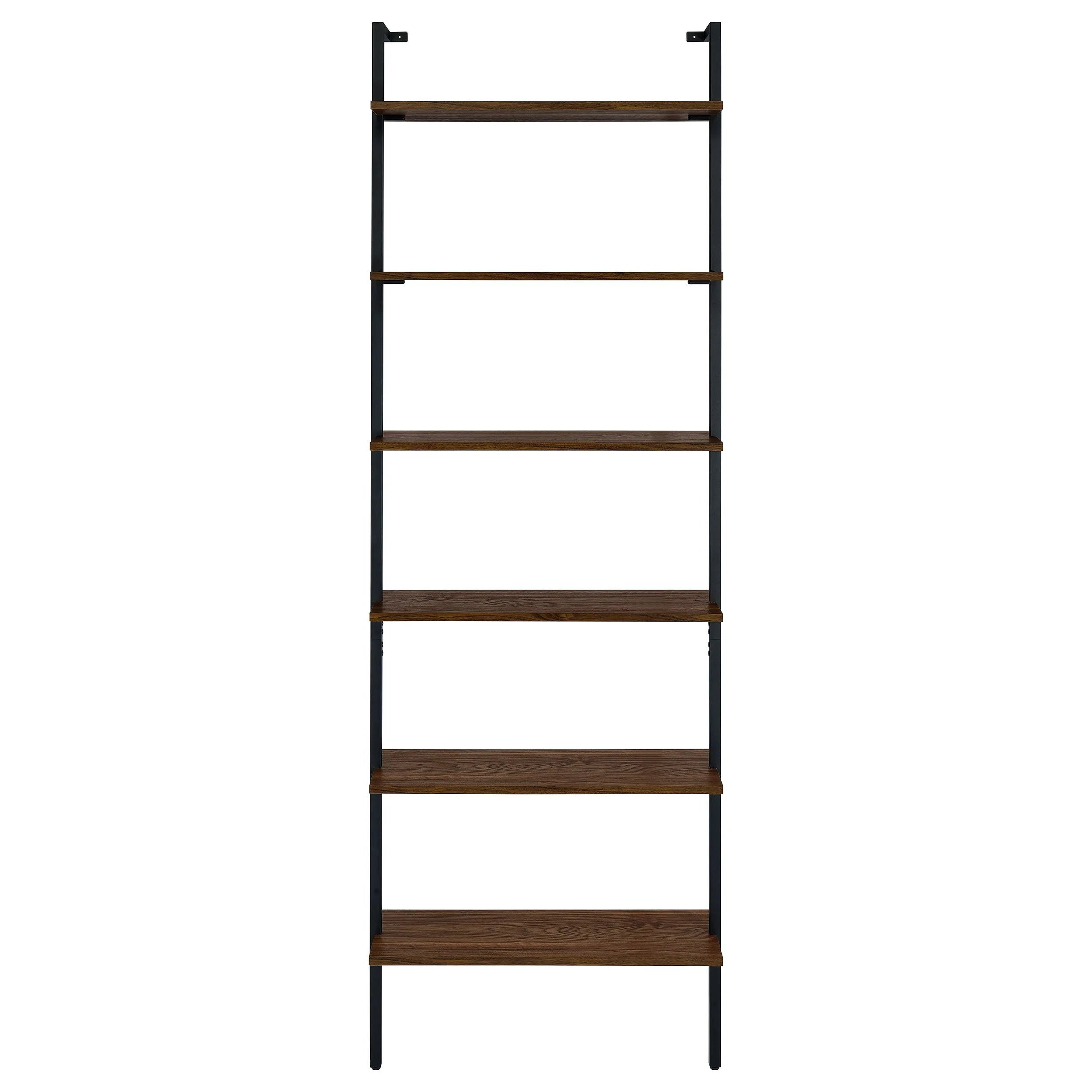 Owens 96-inch 6-shelf Wall Bookshelf Walnut