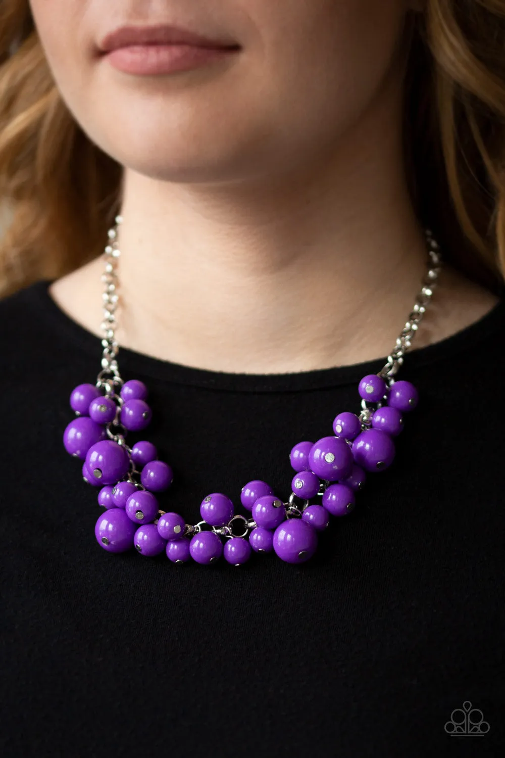 Paparazzi Walk This BROADWAY Necklace Purple
