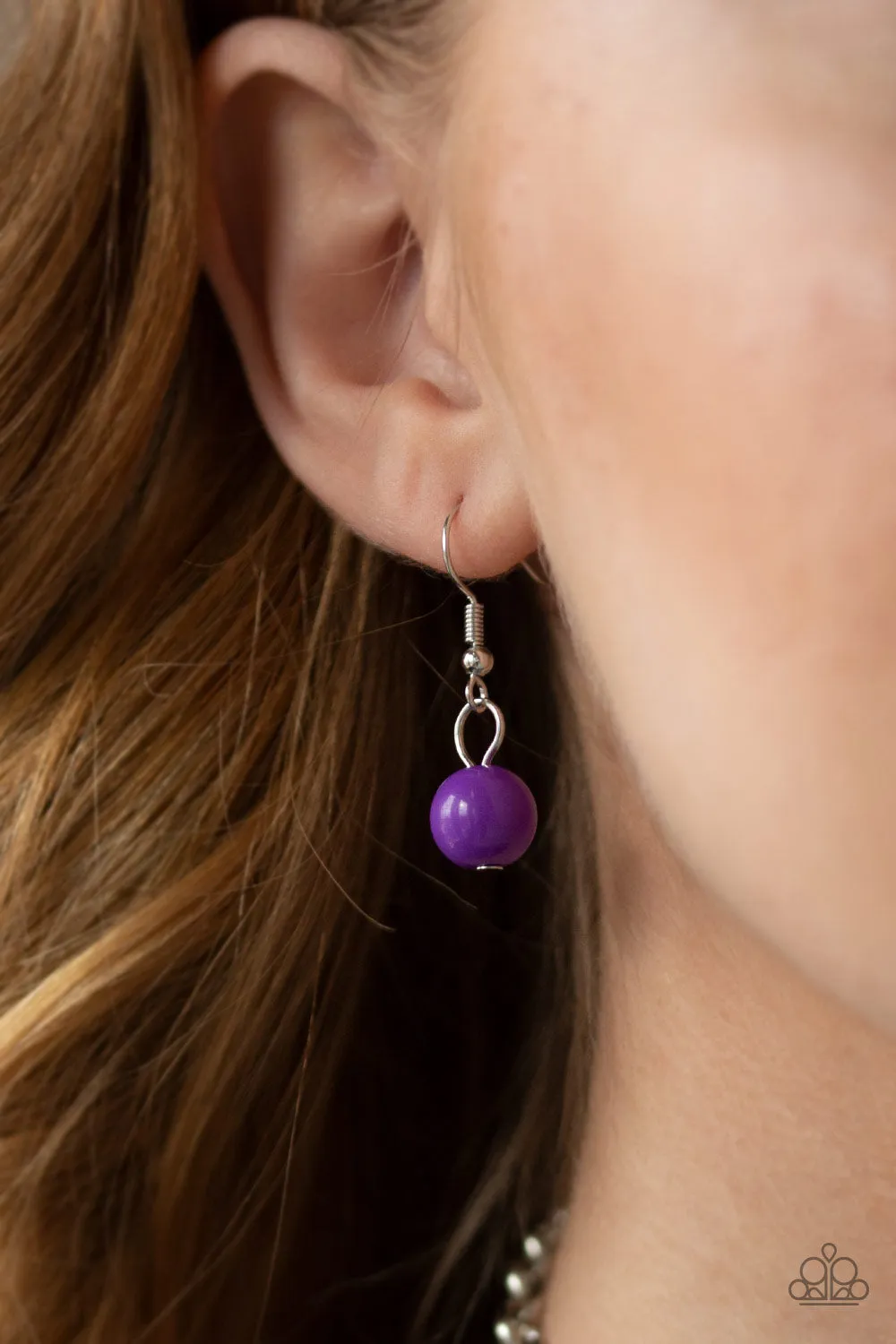 Paparazzi Walk This BROADWAY Necklace Purple