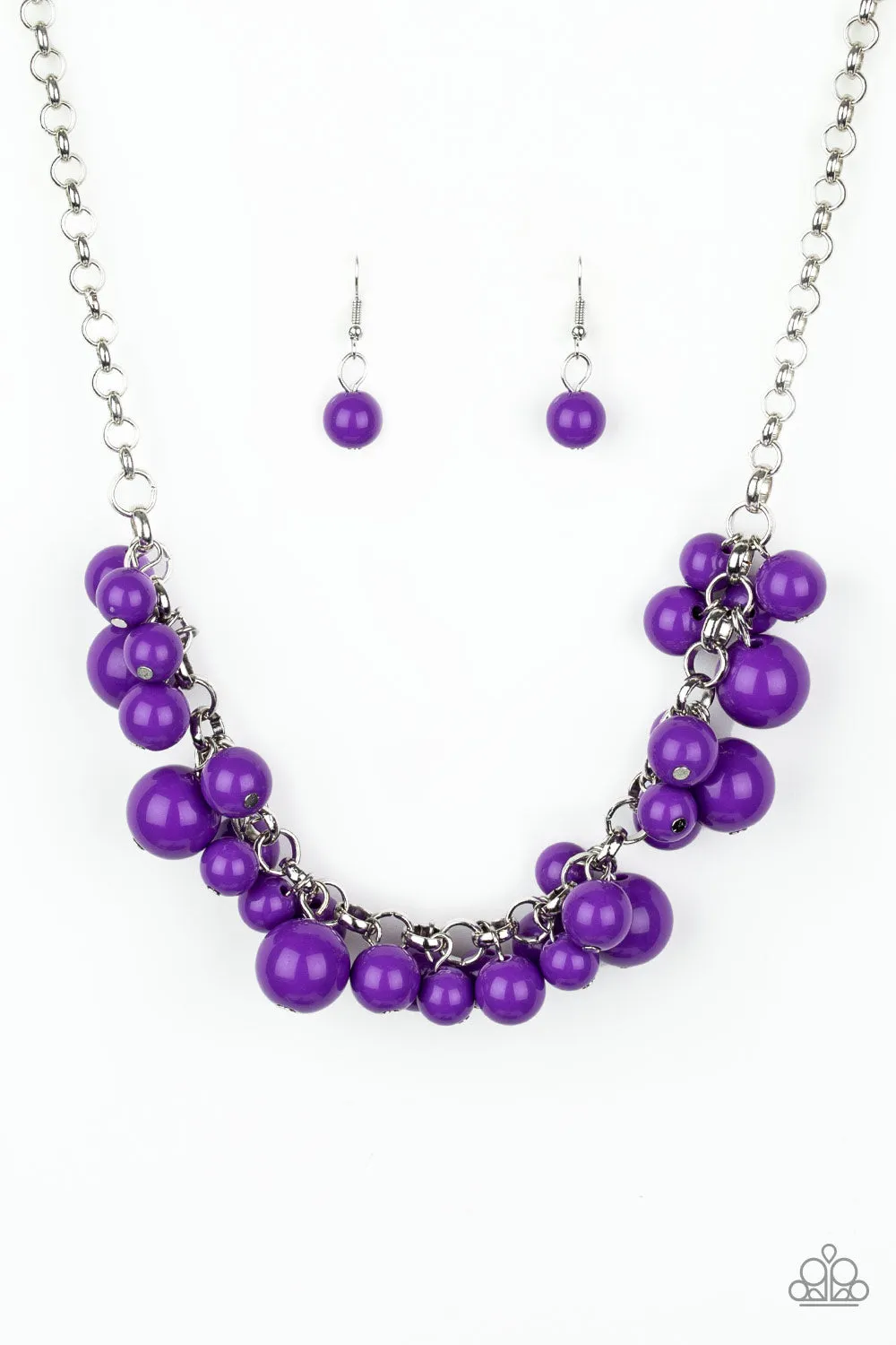 Paparazzi Walk This BROADWAY Necklace Purple