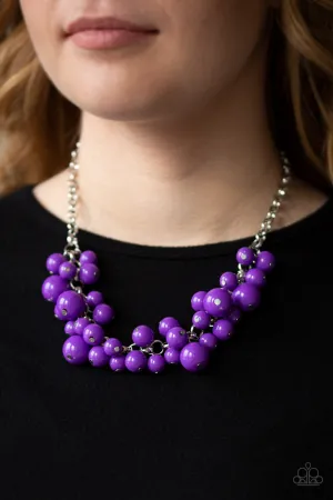 Paparazzi Walk This BROADWAY Necklace Purple