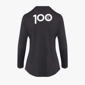 parkrun Milestone Women's Long Sleeve Shirt 100 - Black