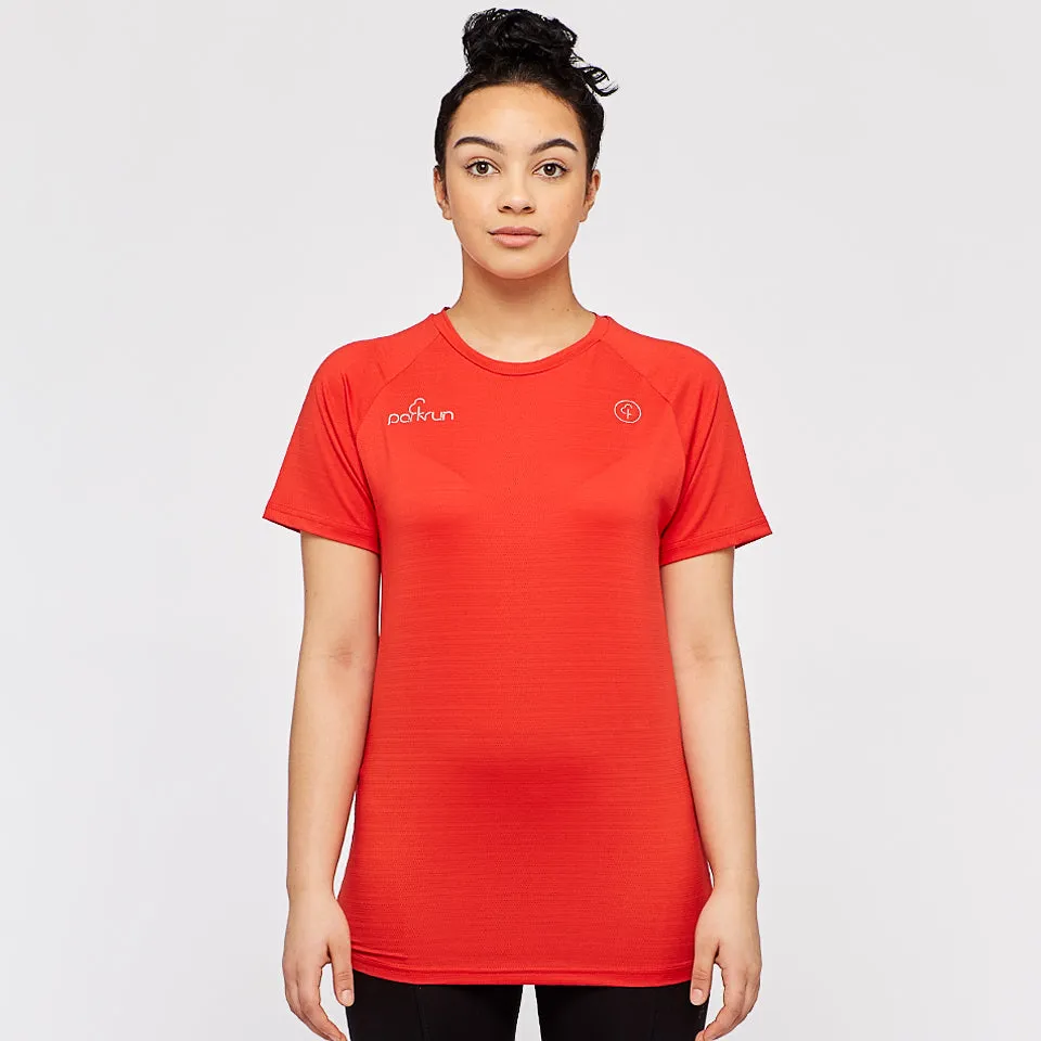 parkrun Milestone Women's T-Shirt 50 - Red