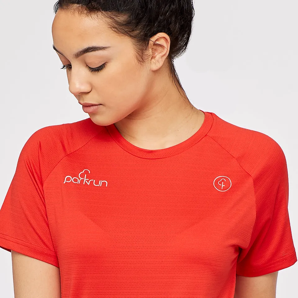 parkrun Milestone Women's T-Shirt 50 - Red