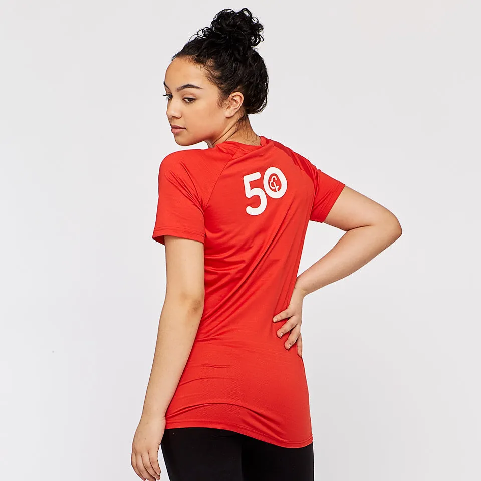 parkrun Milestone Women's T-Shirt 50 - Red