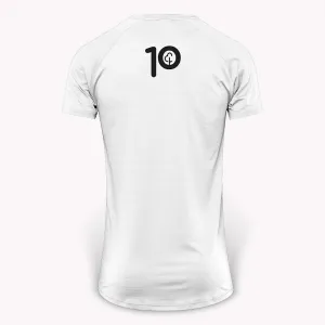 parkrun Milestone Youth T-Shirt 10 - White