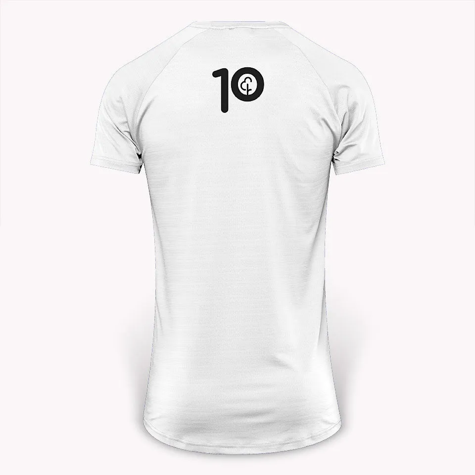 parkrun Milestone Youth T-Shirt 10 - White