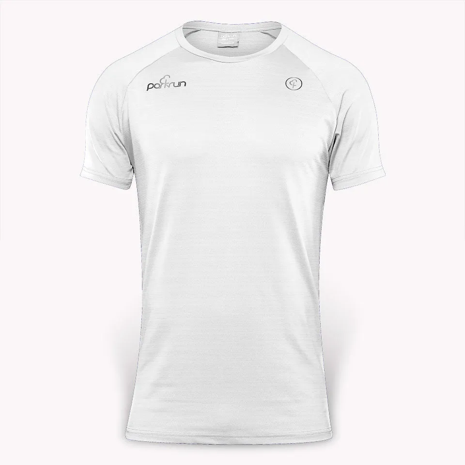 parkrun Milestone Youth T-Shirt 10 - White