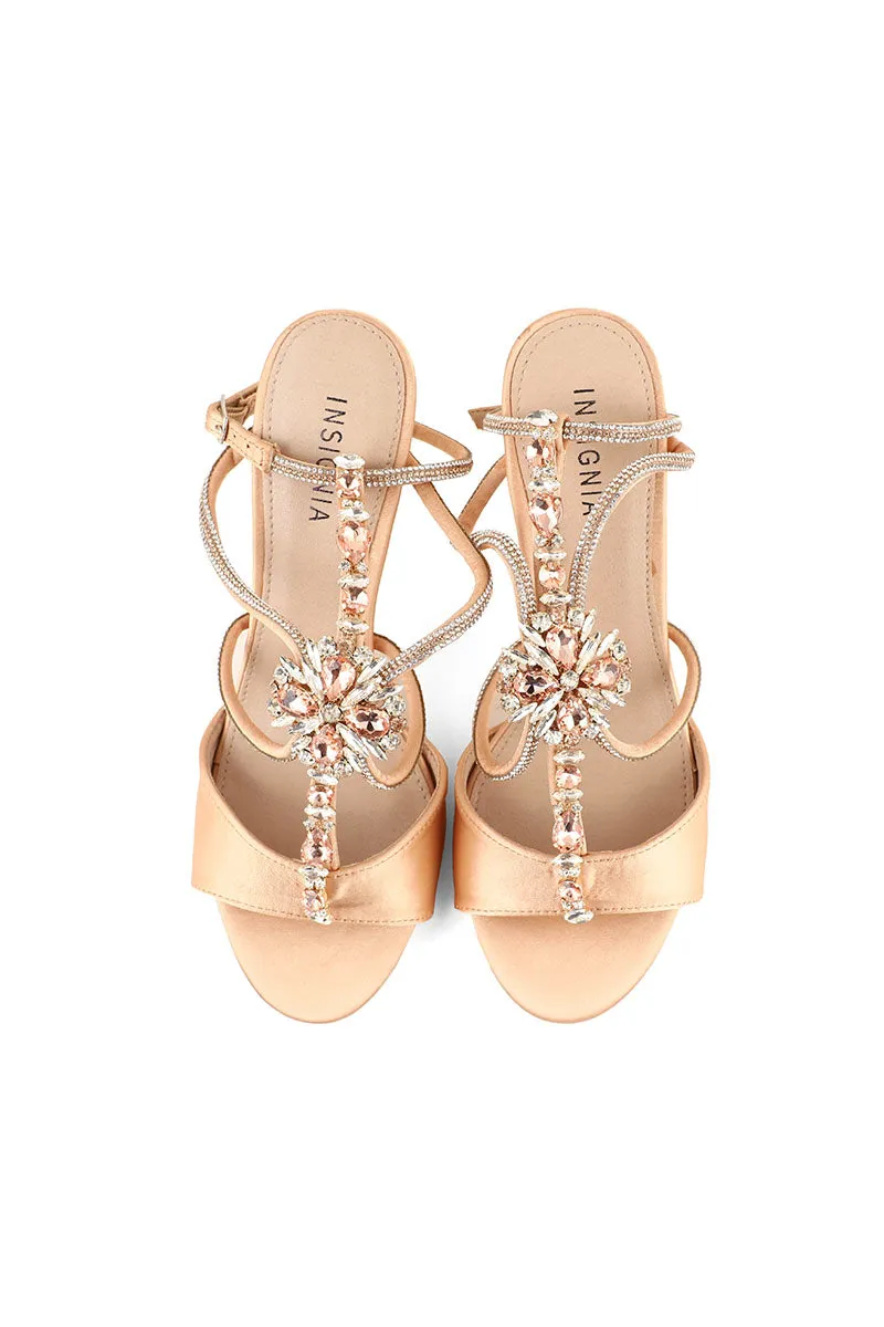Party Wear Sandal I23551-Champagne
