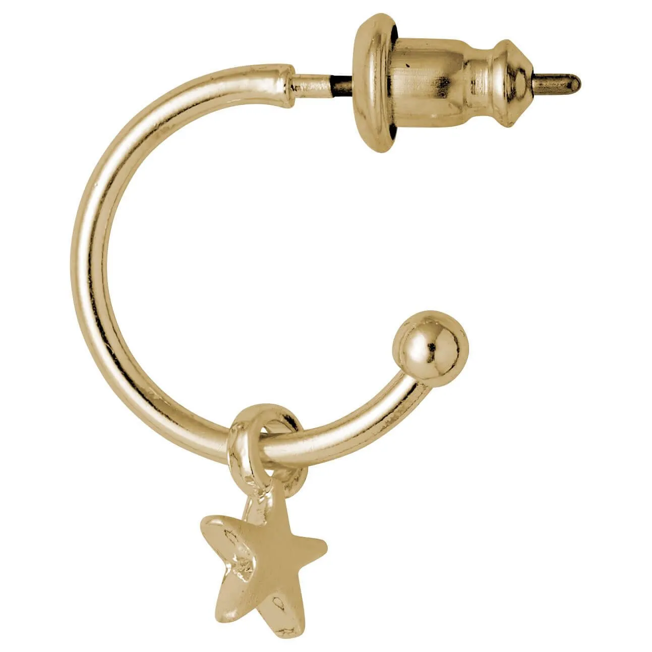 Pilgrim Ava Gold Small Hoop Earrings