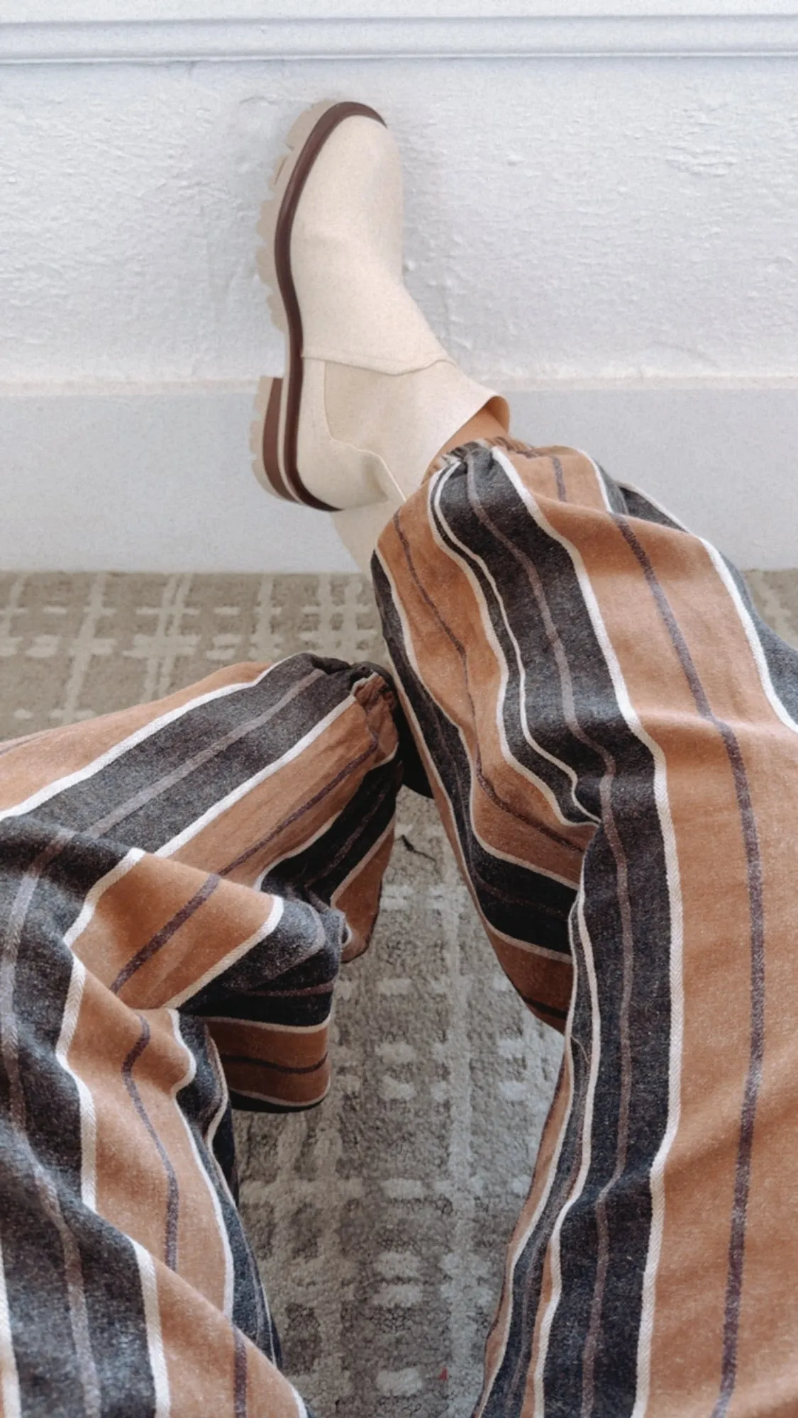POL: Walk The Line Striped Jogger