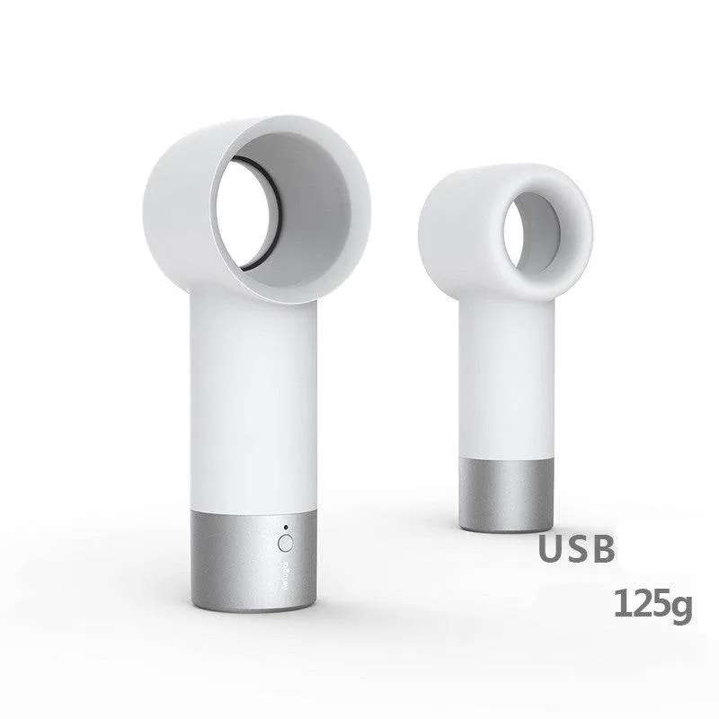 Portable mini bladeless fan safe handheld small fan