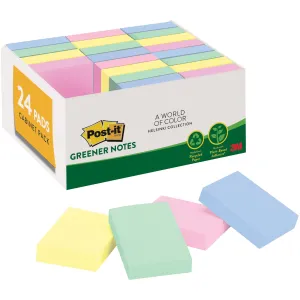 Post-it® Recycled Pads Greener Notes