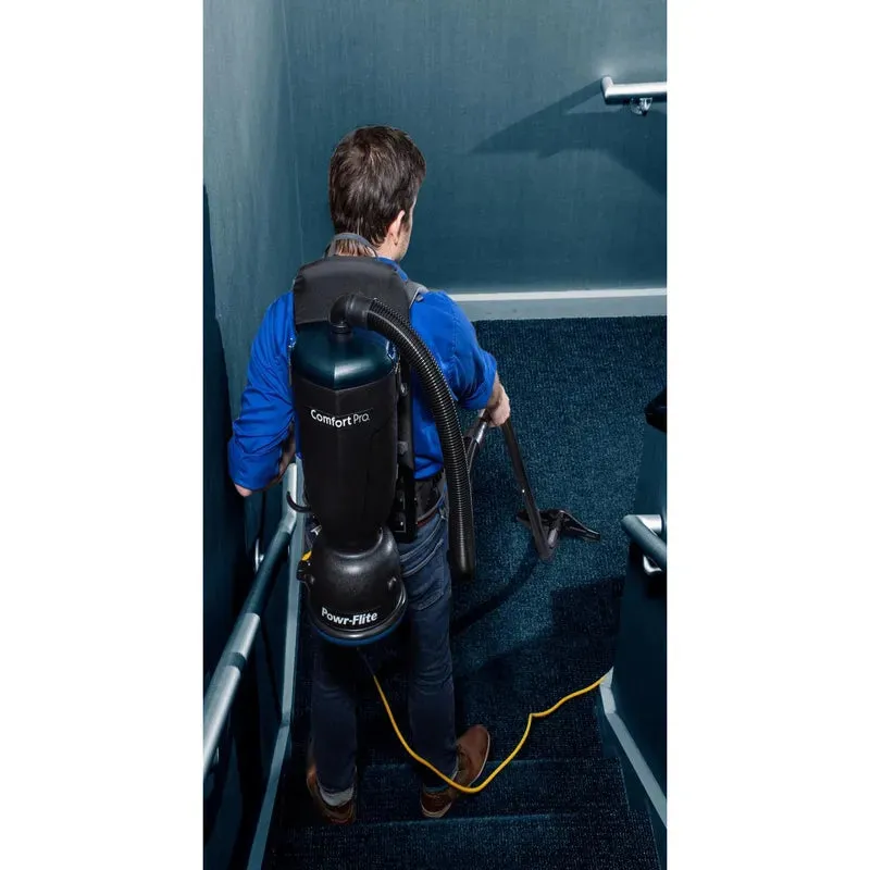 Powr-Flite Comfort Pro Backpack Vacuum Premium Style - 10 Quart Capacity BP10P