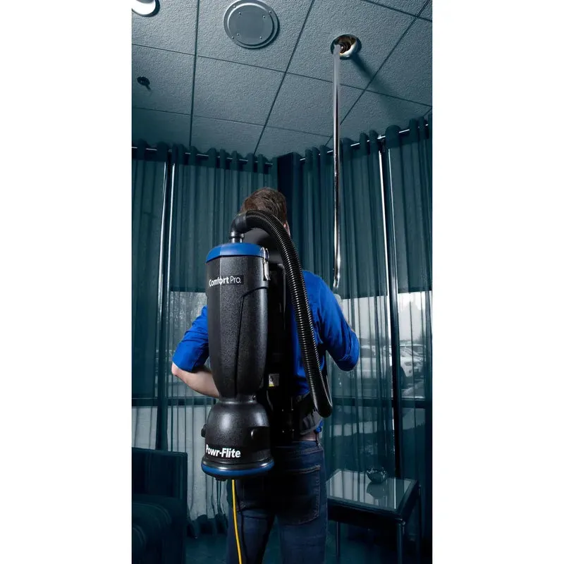 Powr-Flite Comfort Pro Backpack Vacuum Premium Style - 10 Quart Capacity BP10P