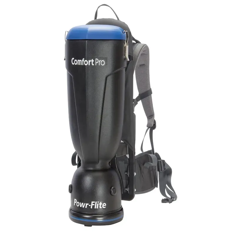 Powr-Flite Comfort Pro Backpack Vacuum Premium Style - 10 Quart Capacity BP10P