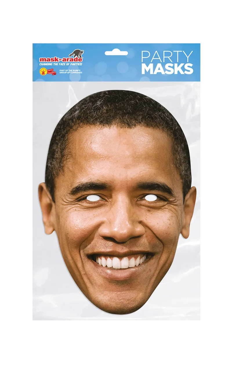 President Barack Obama Cutout Facepiece