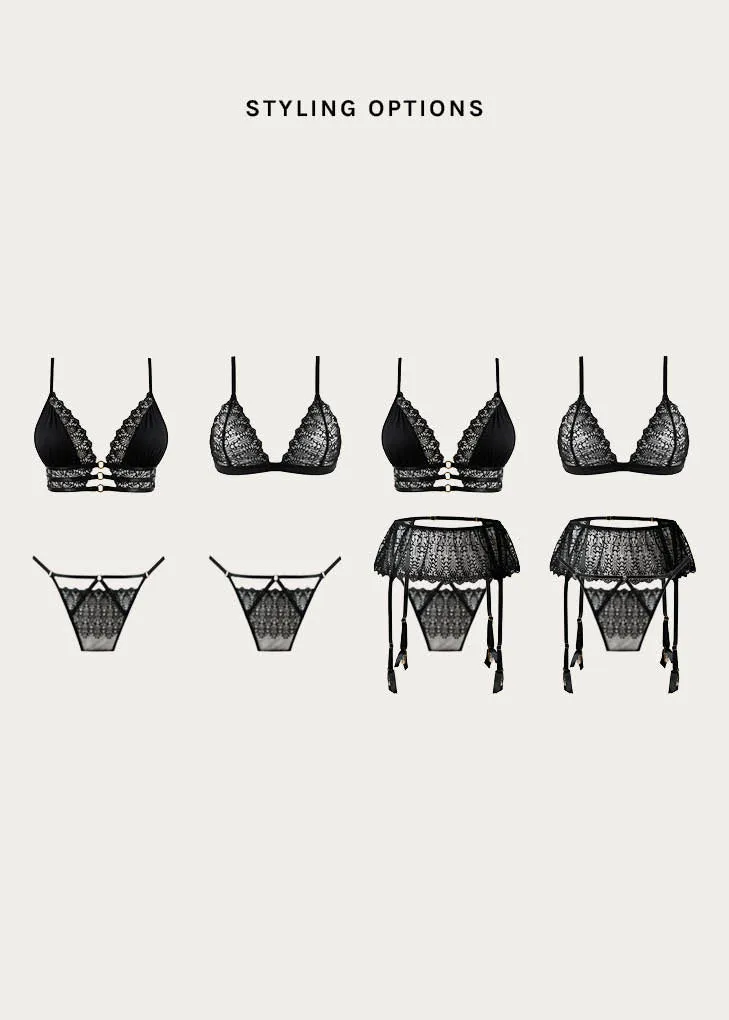 Queen Of The Night Strappy Thong