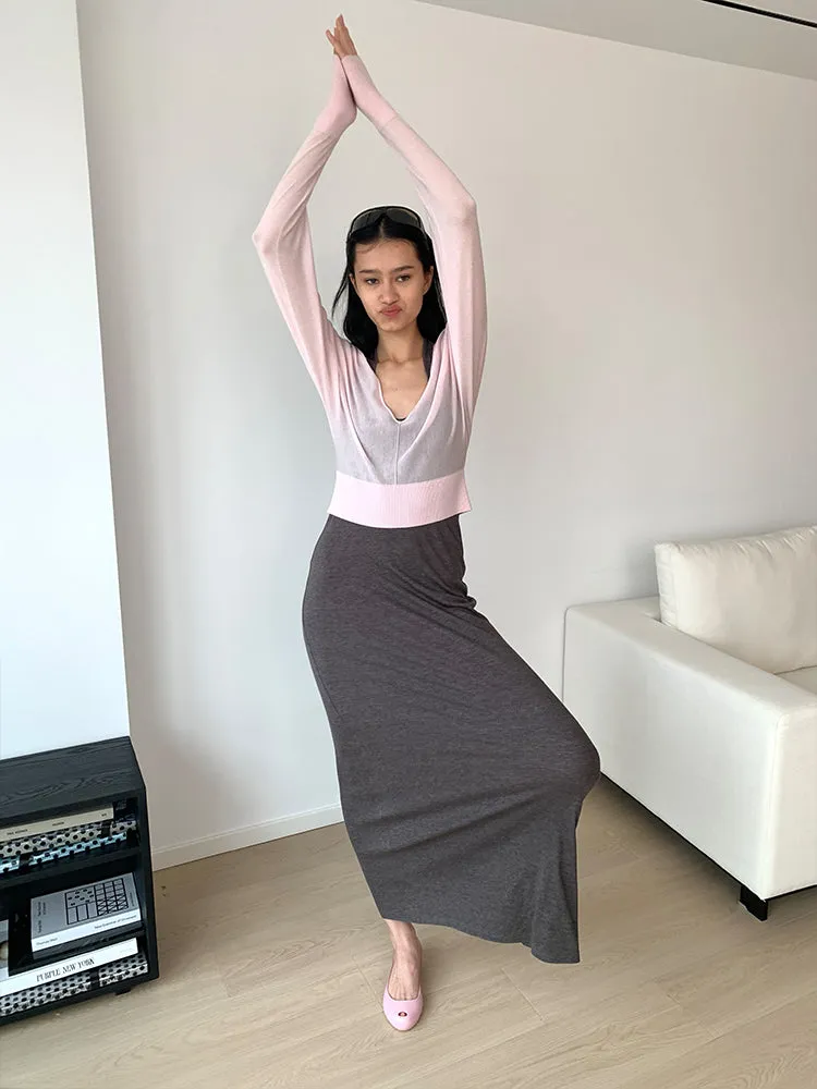 "Take A Walk" Halterneck Knit Dress