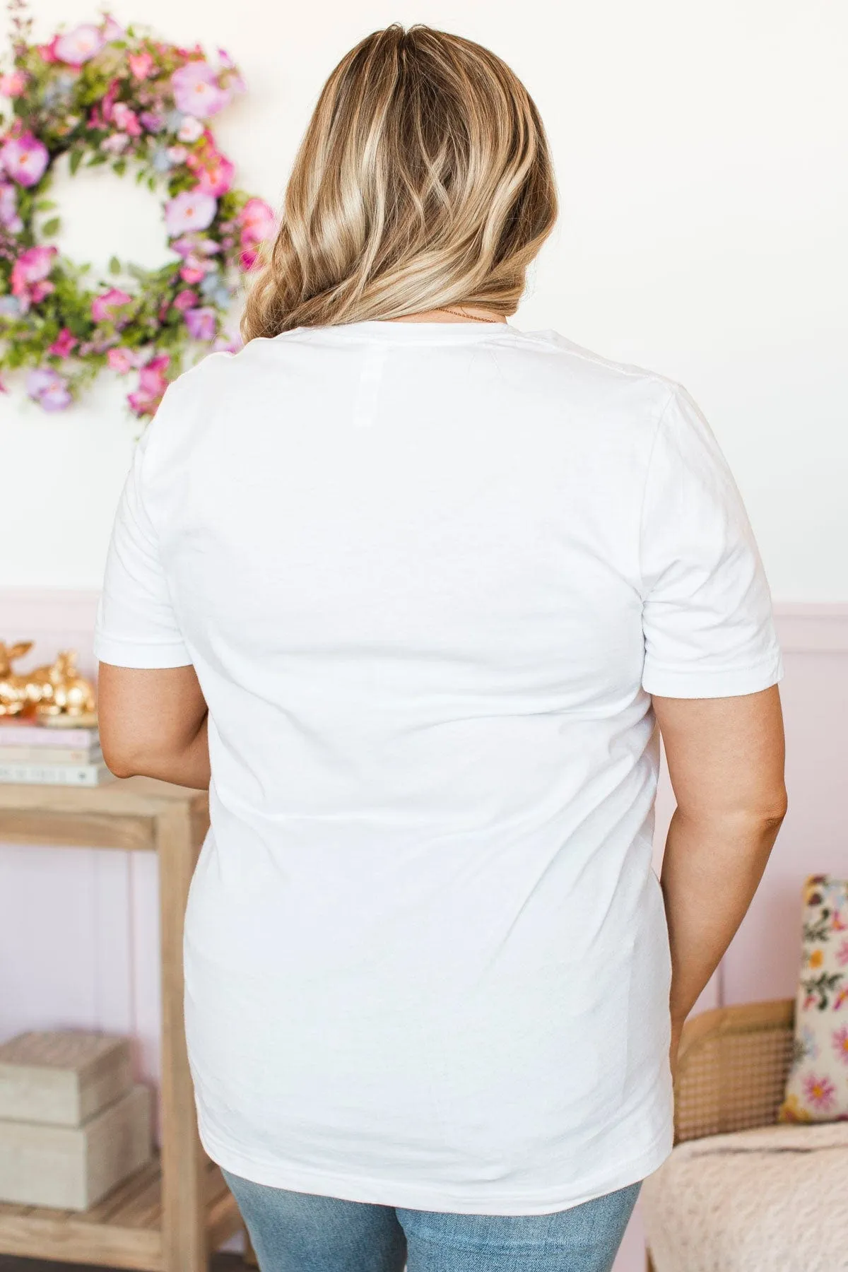 "Walk By Faith" Graphic Tee- White