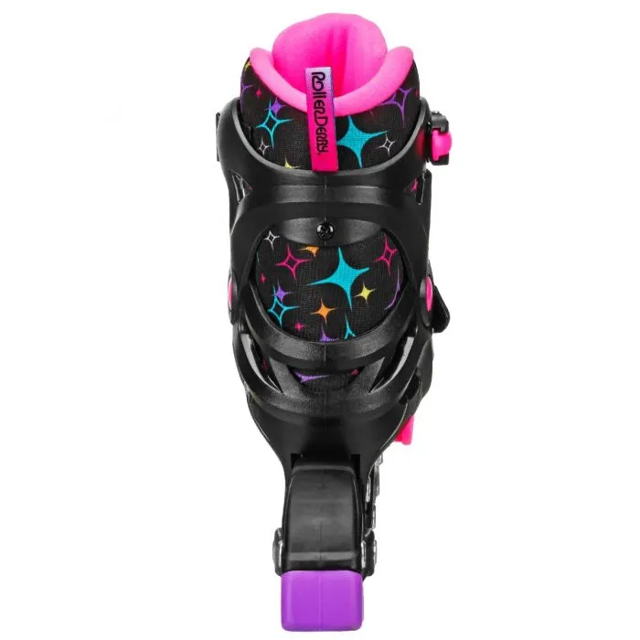 RDS Stryde Light Up Adjustable Inline Skates Black