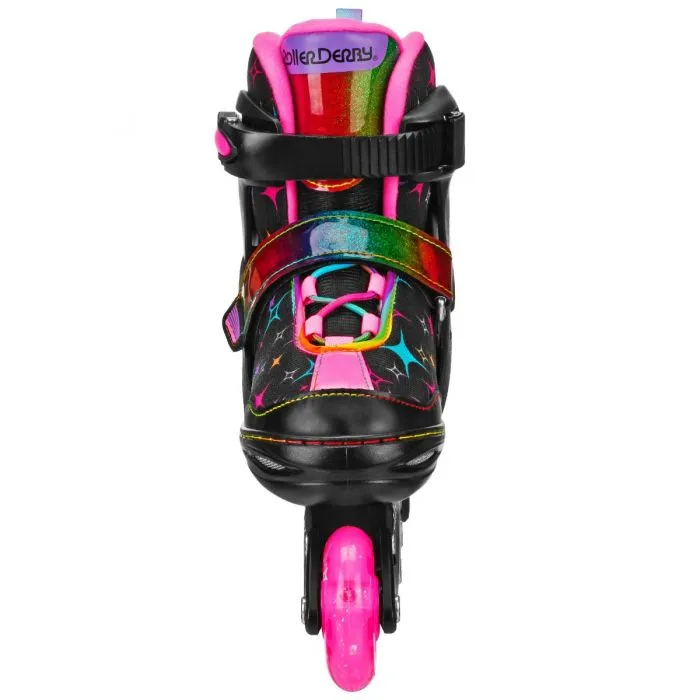 RDS Stryde Light Up Adjustable Inline Skates Black