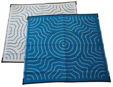 Recycled Mats: Water Dreaming Blue