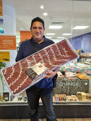 Recycled Mats: Water Dreaming Maroon