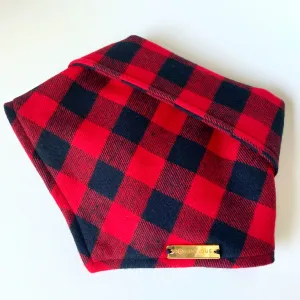 Red Buffalo Check Bandana