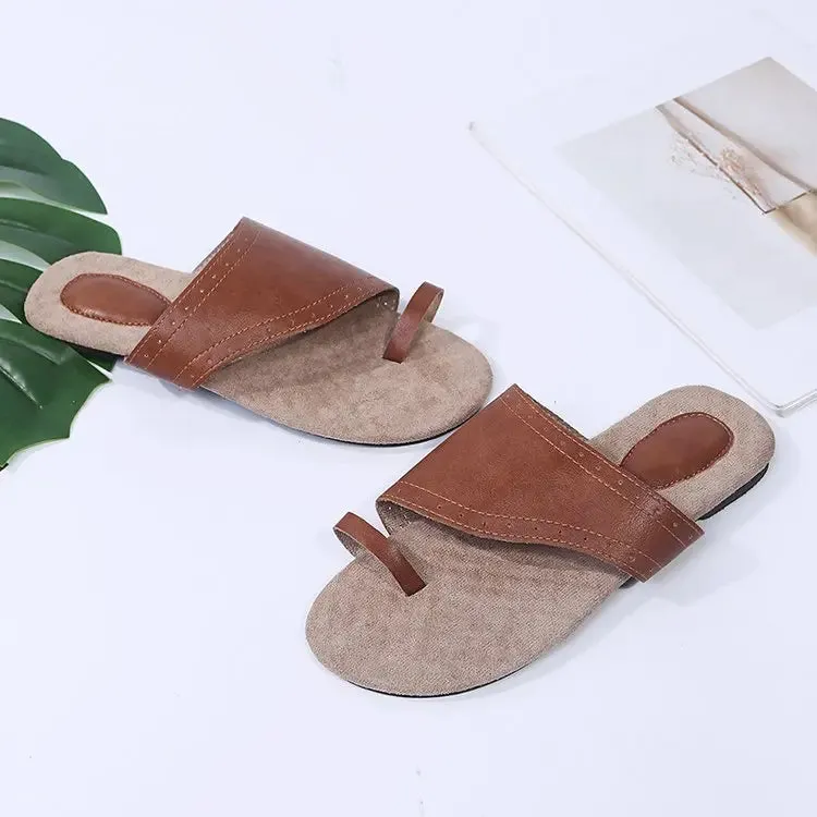 Retro Flat Bottom Casual Sandals
