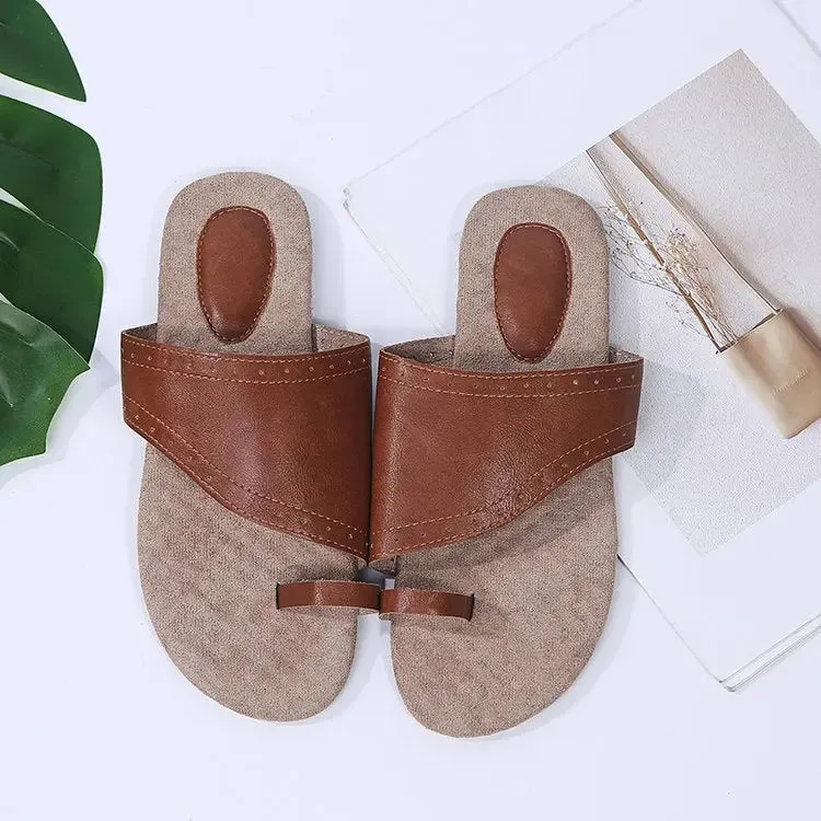 Retro Flat Bottom Casual Sandals