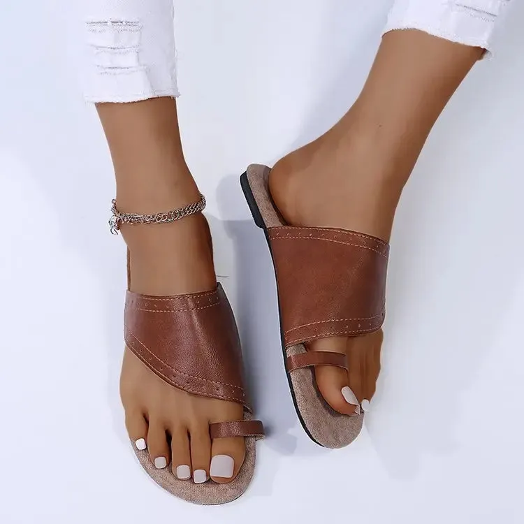 Retro Flat Bottom Casual Sandals