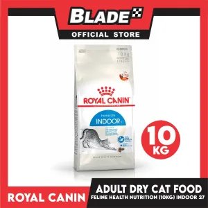 Royal Canin Indoor 27 (10kg) Adult Dry Cat Food - Feline Health Nutrition