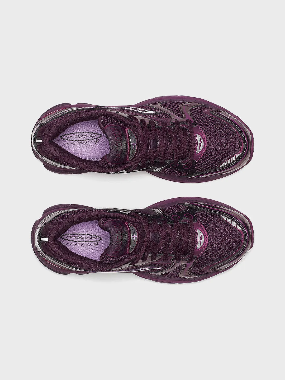 Saucony Progrid Triumph 4 Chroma Sneakers | Plum