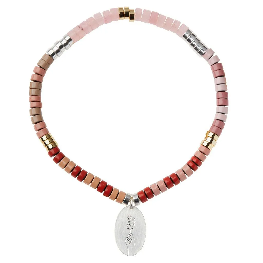 Scout Curated Wears Stone Intention Charm Bracelet - Rose Quartz