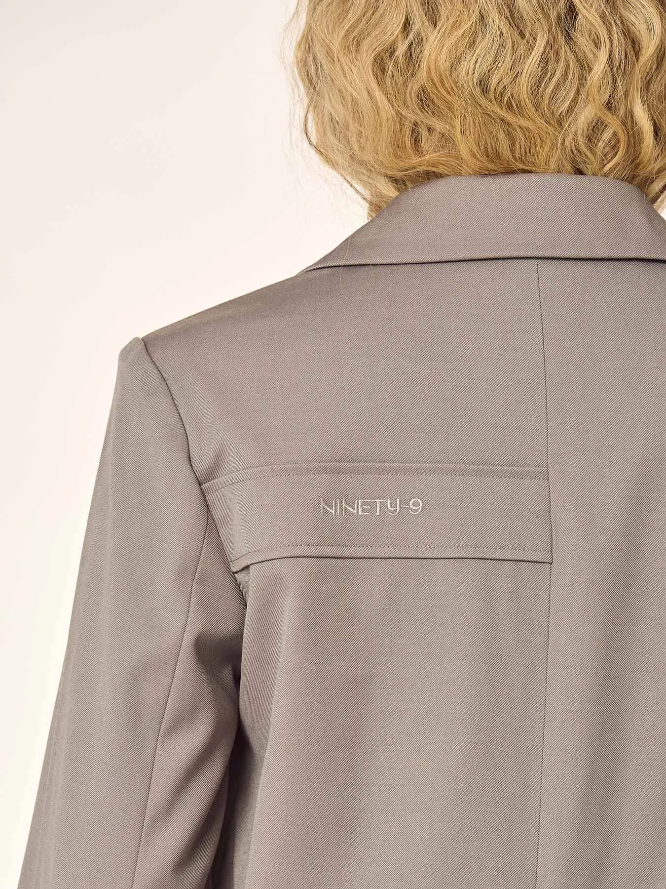 SET - BLAZING OVERSIZED BLAZER AND SUIT PANTS • Grey