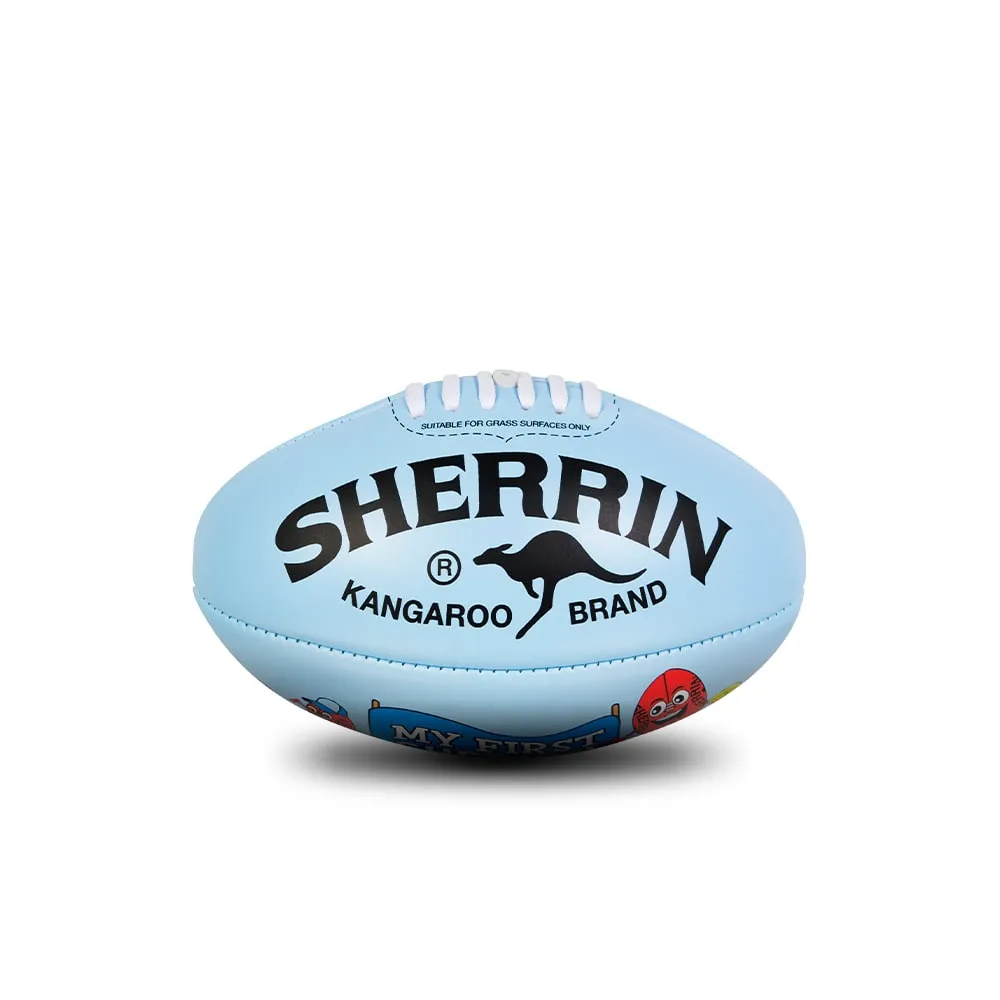SHERRIN MY FIRST SOFT TOUCH FOOTBALL BLUE