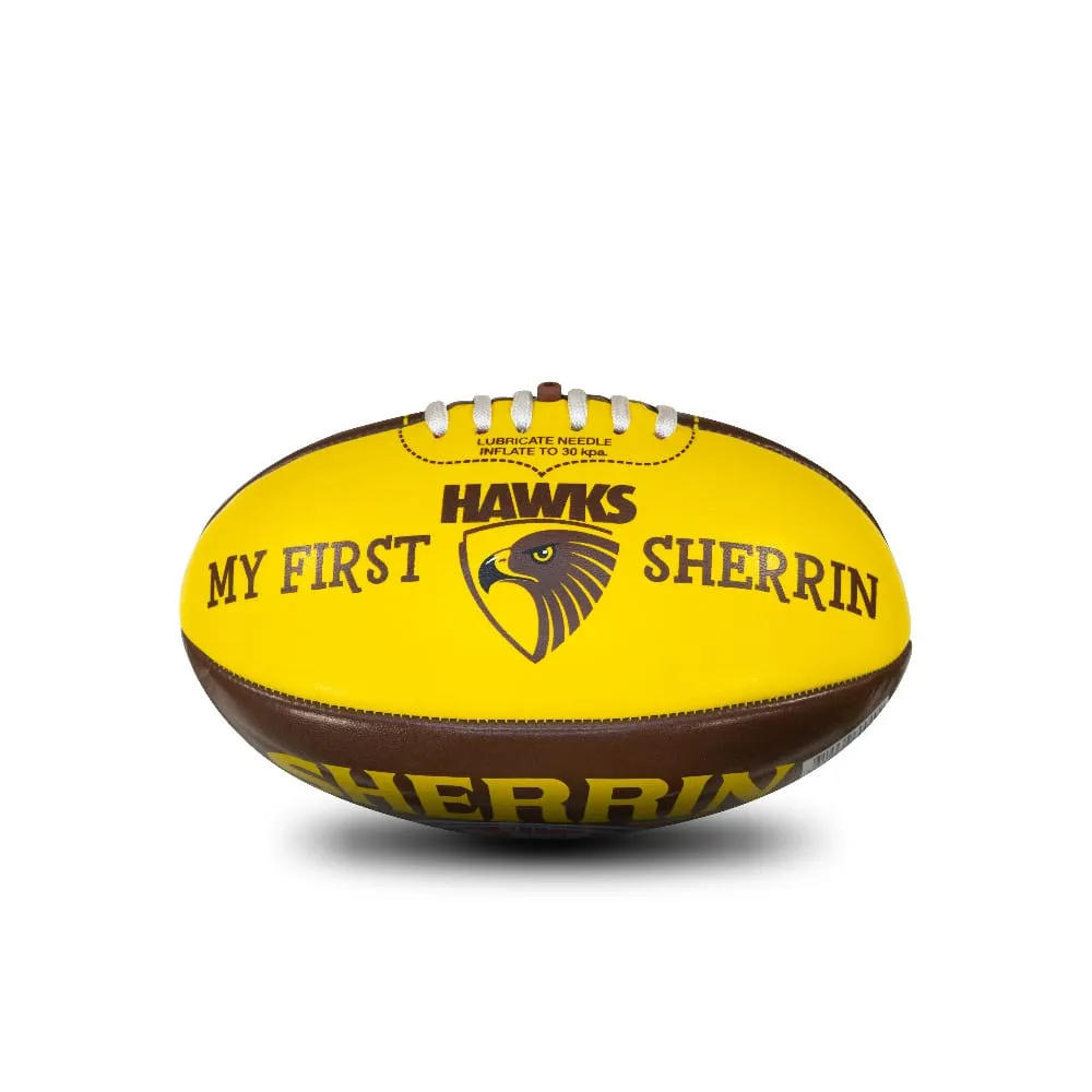 SHERRIN MY FIRST SOFT TOUCH FOOTBALL HAWTHORN